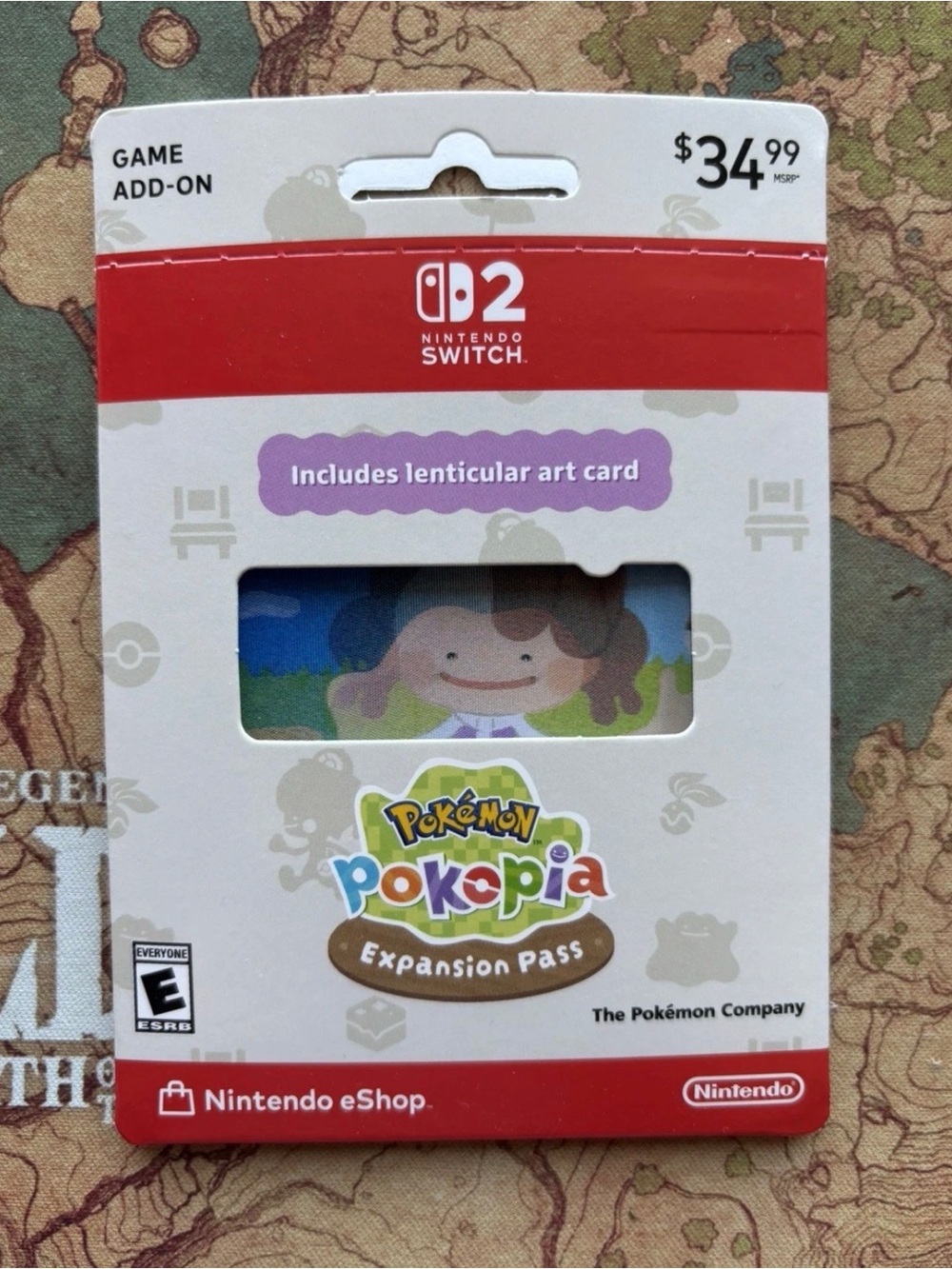Pokemon Pokopia Lenticular Art Card Nintendo